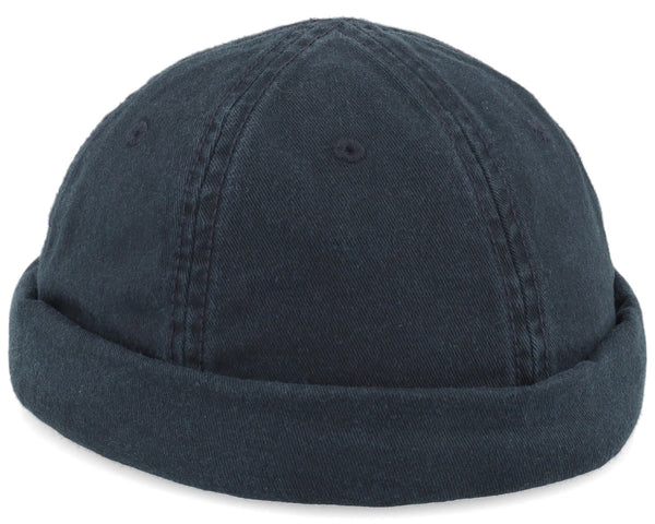 Docker Cotton Black Short Beanie