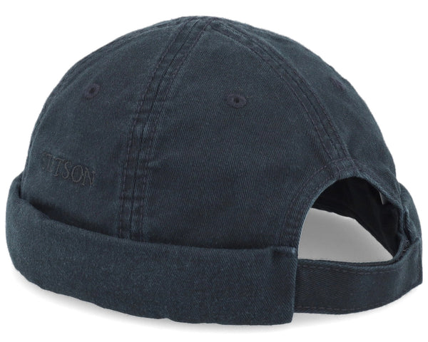 Docker Cotton Black Short Beanie