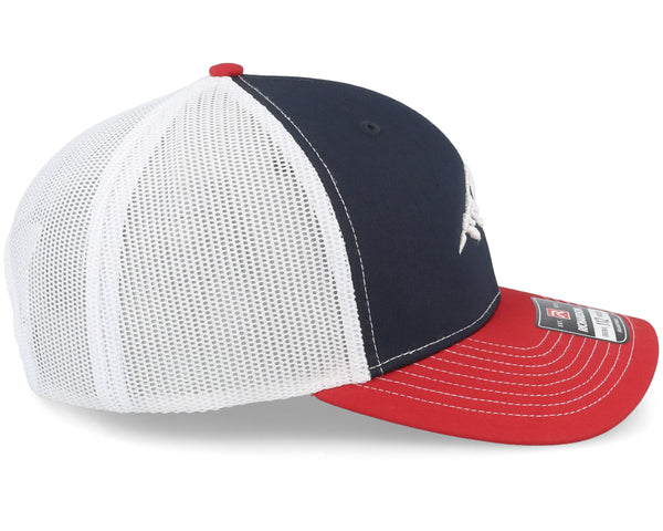 Mountain 3d Navy/White/Red Trucker 21.7-23.6 in.