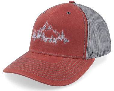 Nature Mountain Scenery Hawthorne Brown Trucker 21.7-23.6 in.