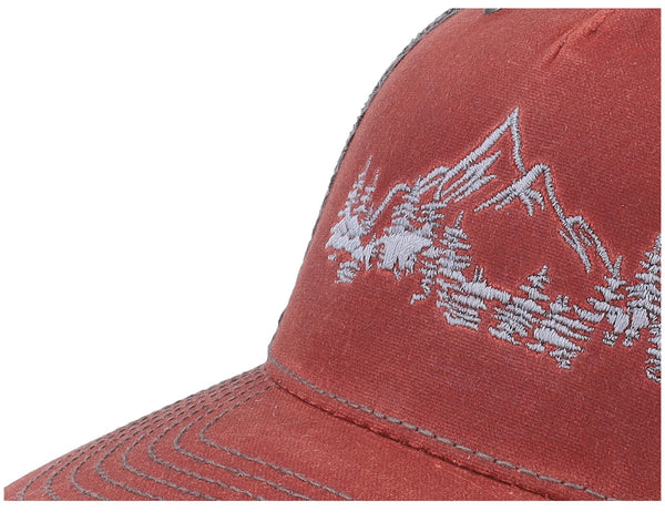 Nature Mountain Scenery Hawthorne Brown Trucker 21.7-23.6 in.