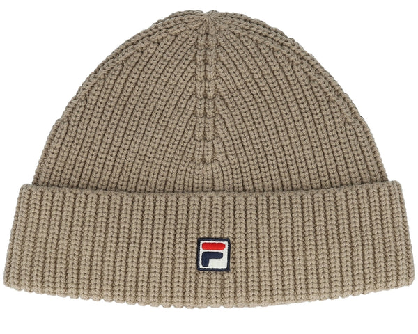 Biella Fisherman Logo Weathered Teak Short Beanie