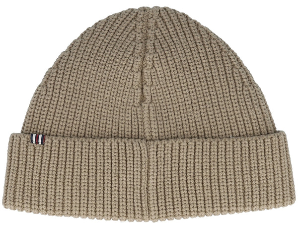 Biella Fisherman Logo Weathered Teak Short Beanie