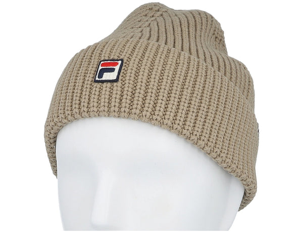 Biella Fisherman Logo Weathered Teak Short Beanie