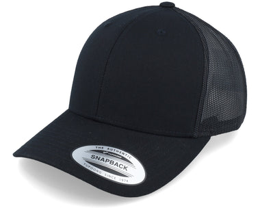 Retro Black Trucker 21.7-23.6 in.