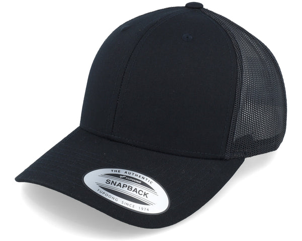 Retro Black Trucker 21.7-23.6 in.