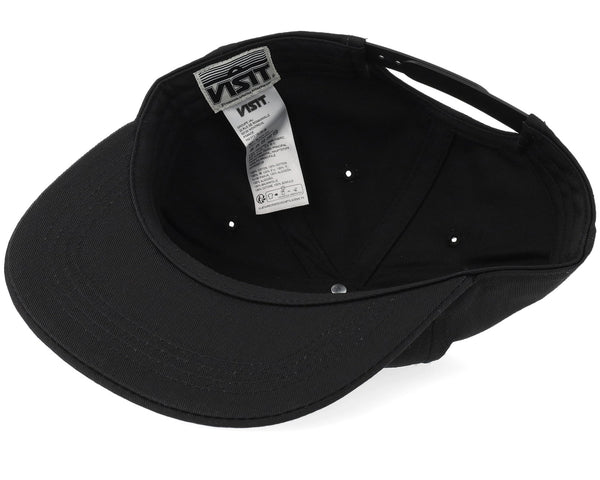Visit Capvisit Black Snapback 21.7-23.6 in.