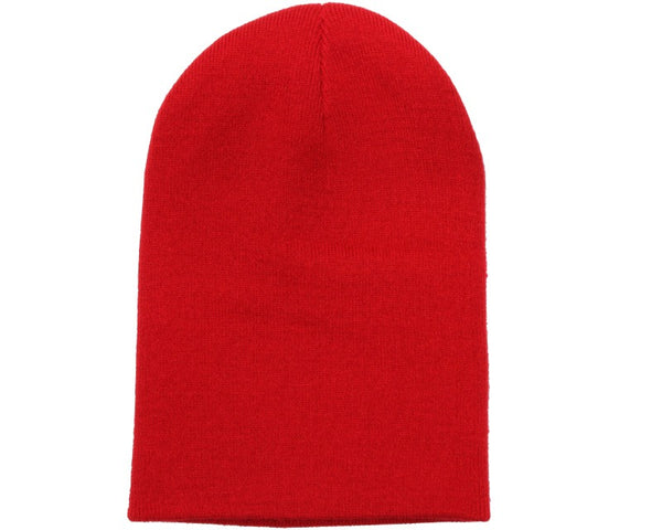 Knitted Beanie Classic Red