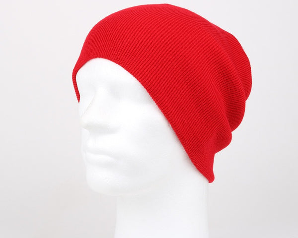 Knitted Beanie Classic Red
